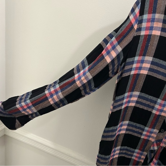 Rails Hunter Button Down Shirt Small black melon aqua - Picture 4 of 16